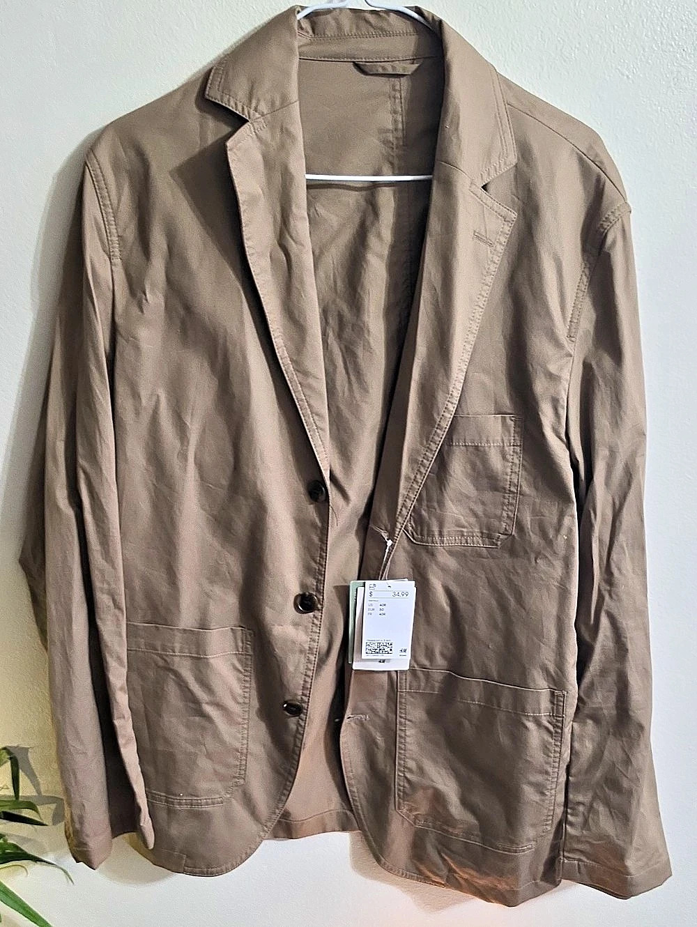 H&Medium Regular Fit Blazer Brown Medium